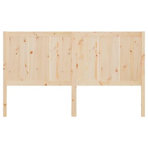 Sengegærde 140,5x4x100 cm massivt fyrretræ
