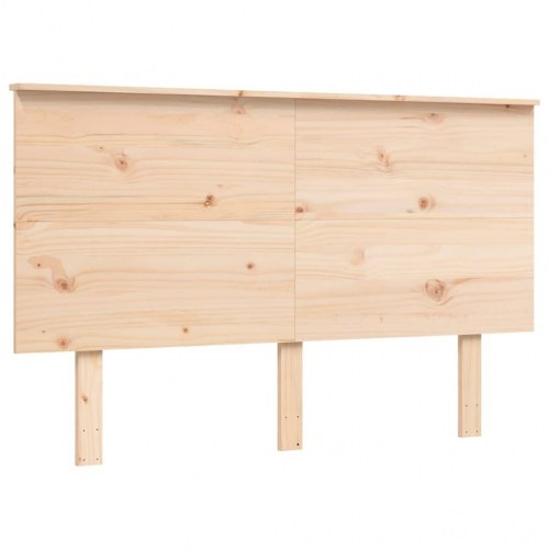 Sengeramme uden madras 140x200 cm massivt fyrretræ