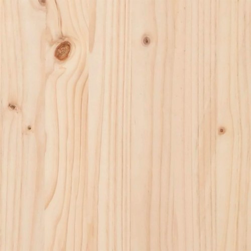 Seng med reol 135x190 cm - massivt fyrretræ, lamelbund