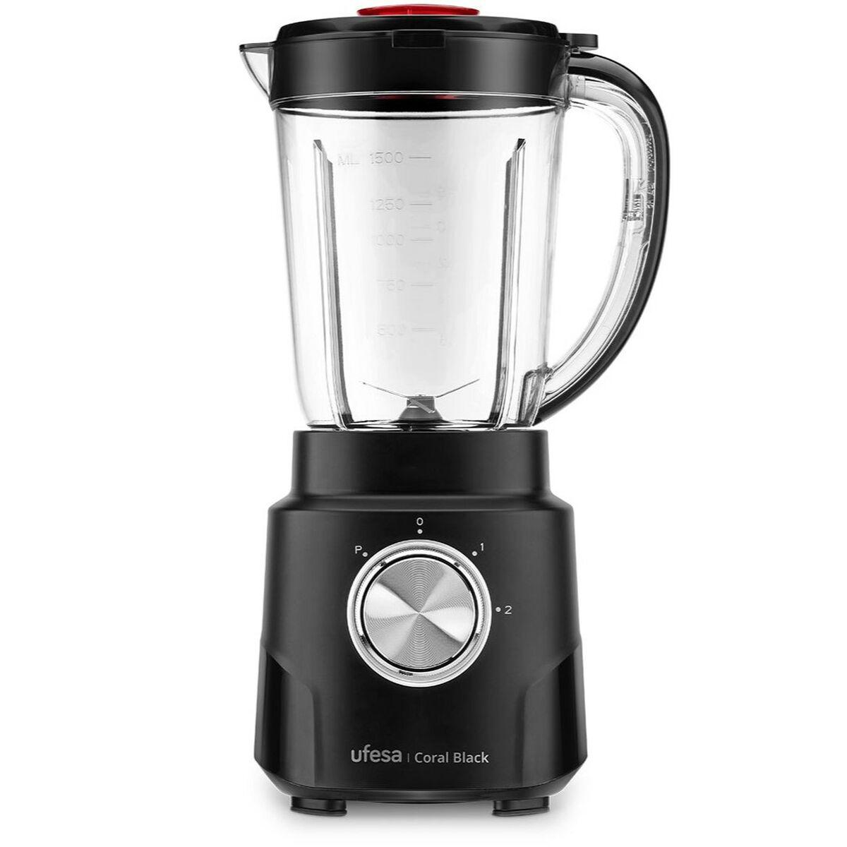 UFESA Coral Black kop-blender - 600 W, 1,5 l, sort