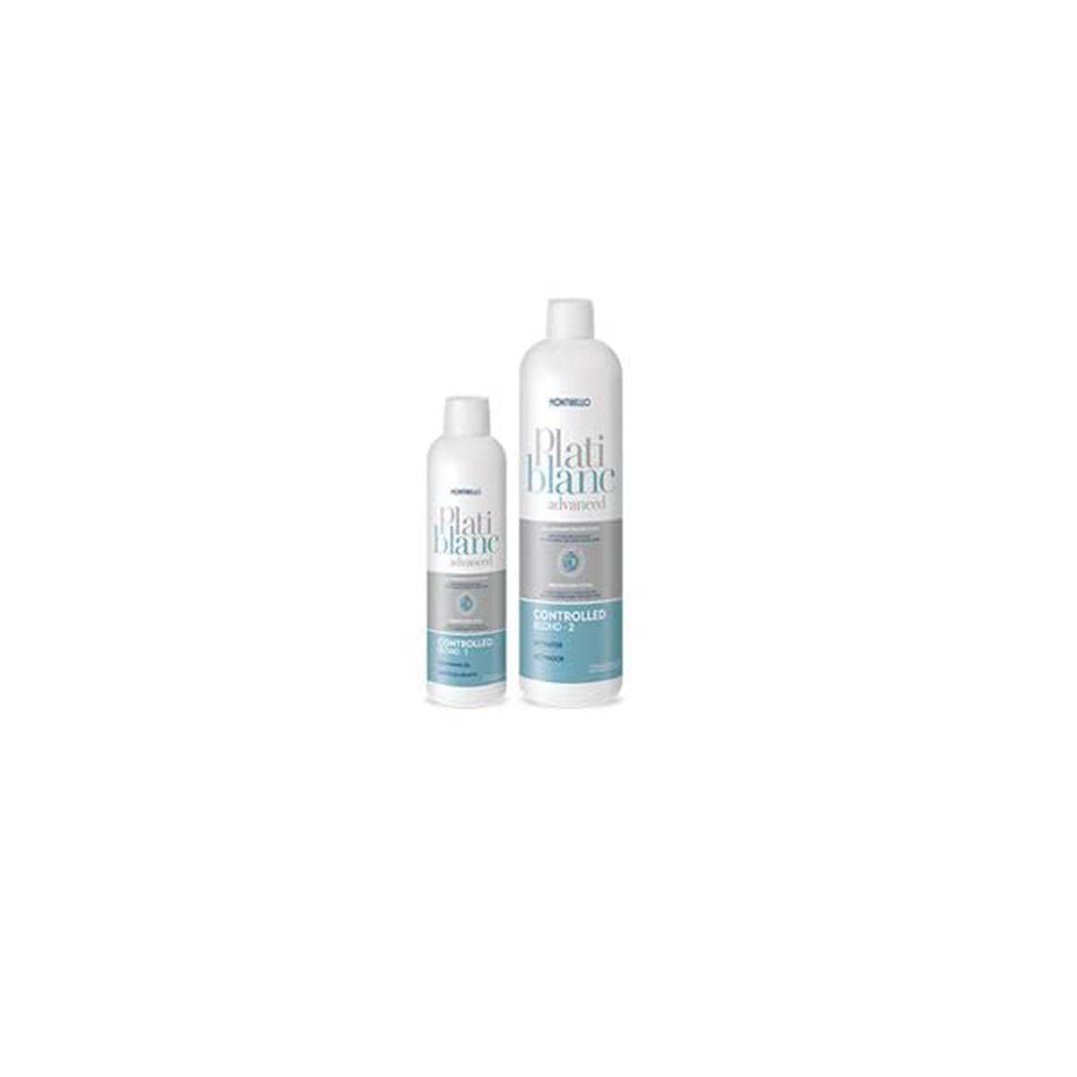 Frisør Sæt Montibello Platiblanc Advanced Controlled Blond Blegning 2 Dele