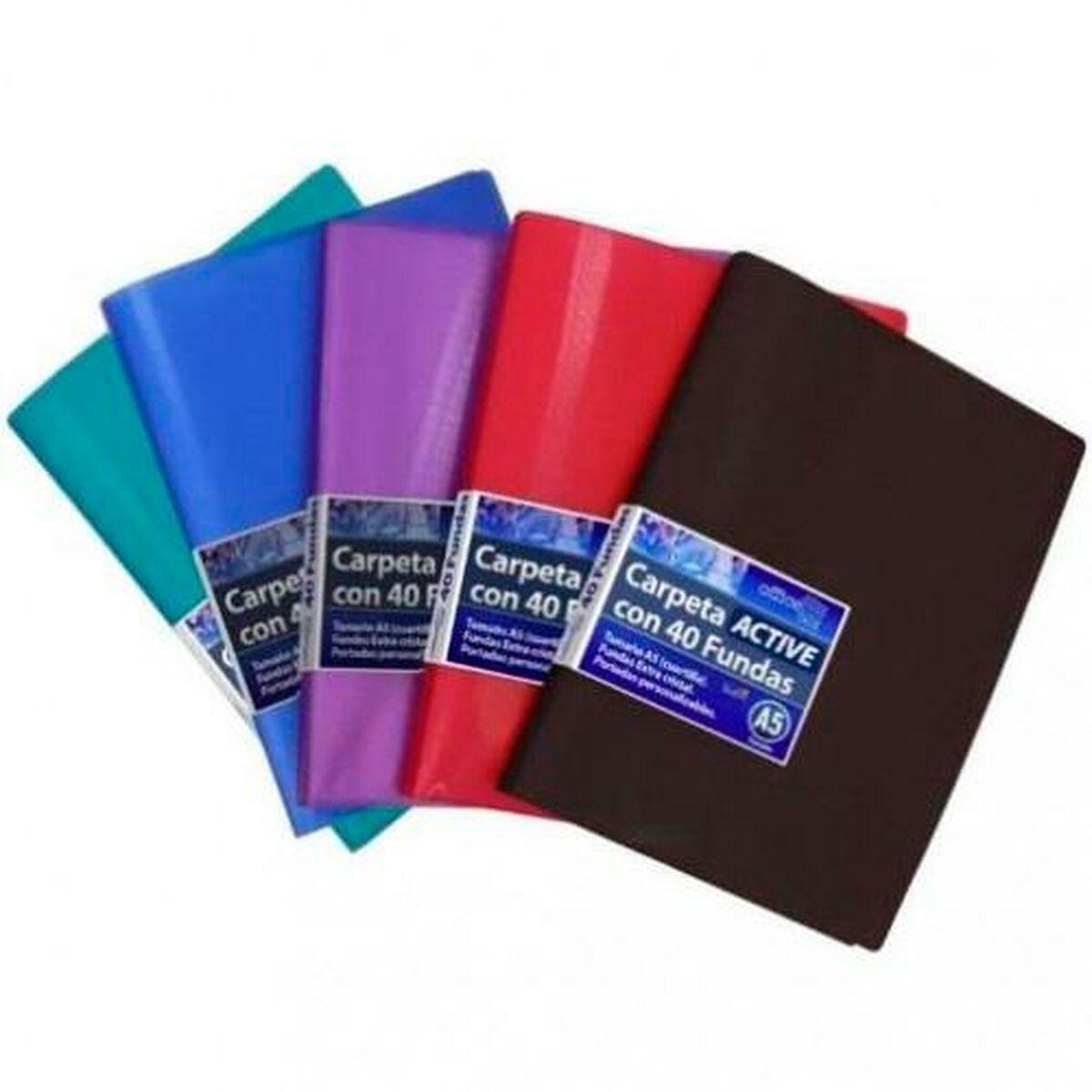 Office Box organiser mappe A5 - mappe med lommer