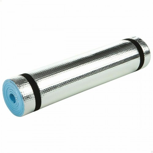 Aktive campingmåtte i aluminium - 180 × 50 × 0,6 cm, grå