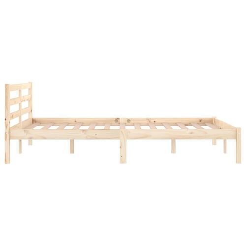 Sengeramme 120x200 cm massivt fyrretræ (OUTLET A)