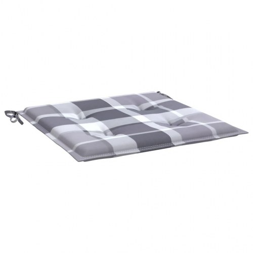 Hynder til havestol 6 stk. - 40 × 40 × 4 cm, oxfordstof, gråternet