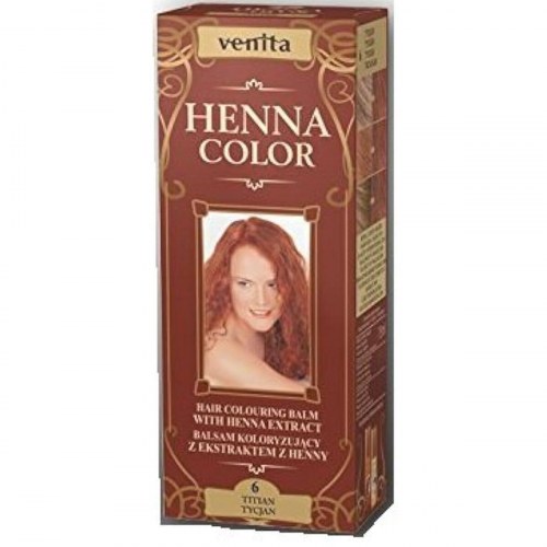 Venita Henna Color semi-permanent hårfarve Nº 6 Titian - 75 ml