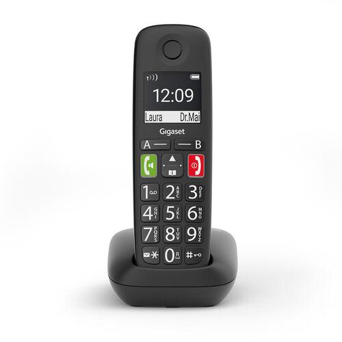 Trådløs telefon Gigaset E290 Sort