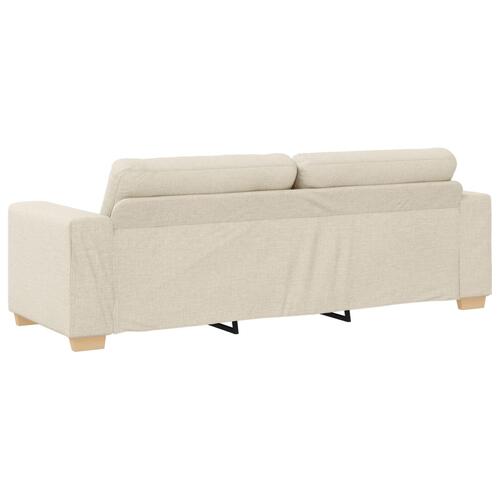 Sofaer Beige Stof Stor 3-personers sofa Rektangulær Stilfuld