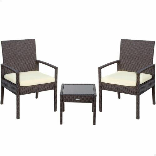 Bord med 2 lænestole Aktive 54,5 x 56 x 79 cm
