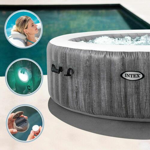 Oppustelig Pool Intex 220-240 V Jacuzzi 196 x 71 cm