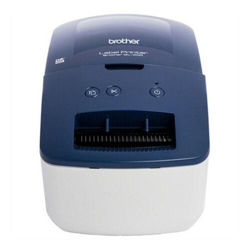 Labelprinter Brother QL600BXX1 300 dpi 71 mm/s USB 2.0 Blå Hvid Sort Blå/hvid
