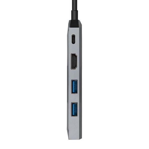 USB Hub Aisens ASUC-5P003-GR Grå 100 W