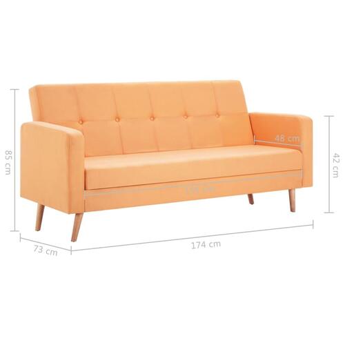 Sofa stof orange
