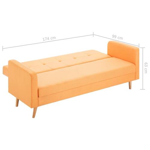 Sofa stof orange