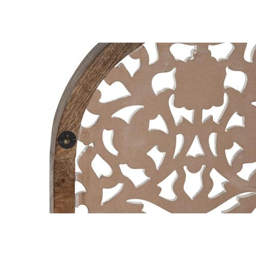 Vægdekoration Home ESPRIT Hvid Natur Mandala Araber 45 x 3,3 x 95 cm (2 enheder)