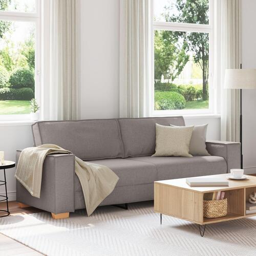 Sofa Stole Lys Grå 59 cm Stof Taupe Polyesterblanding Medium
