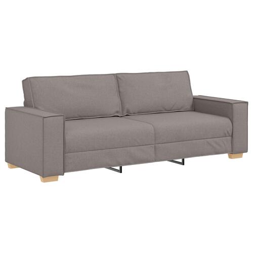 Sofa Stole Lys Grå 59 cm Stof Taupe Polyesterblanding Medium