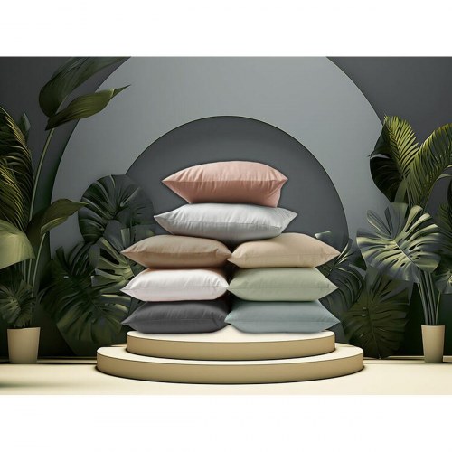 Pudebetræk 45 x 100 cm - Nude (2 stk.)