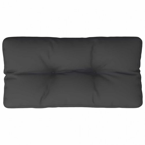 Pallehynde 80 × 40 × 12 cm - stof, sort