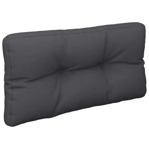 Pallehynde 80 × 40 × 12 cm - stof, sort
