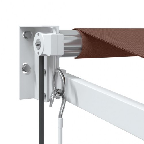 Markise med automatisk betjening 300 x 250 cm - brun