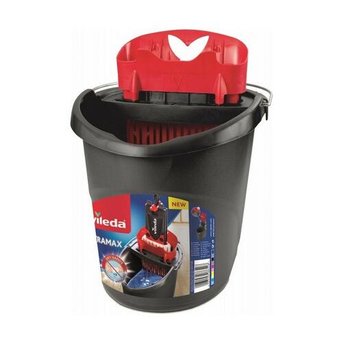 Gulvmoppe med dobbeltvirkende spand Vileda Sort (OUTLET B)