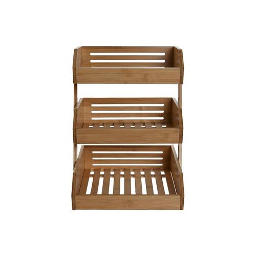 Frugtskål Home ESPRIT Natur Bambus 30 x 33 x 41 cm