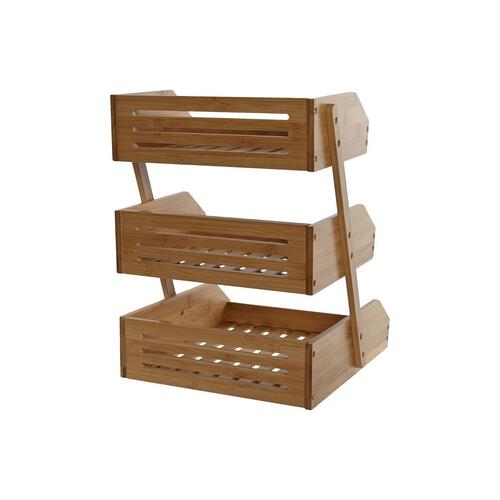 Frugtskål Home ESPRIT Natur Bambus 30 x 33 x 41 cm