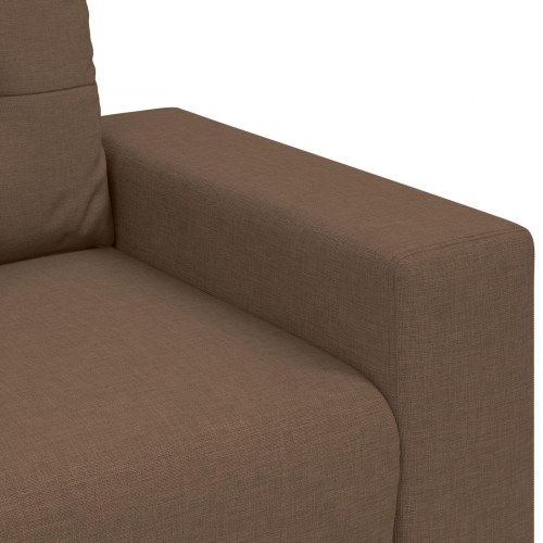Brun Polyester Stof, Træramme Stor Aftagelige Betræk Stor Sofa
