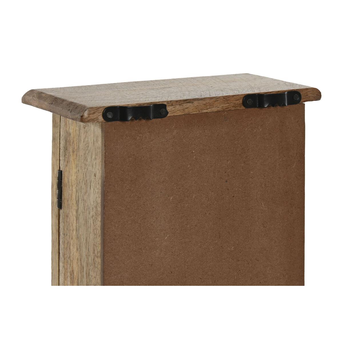 Nøgleskab Home ESPRIT Natur 18 x 7,5 x 28 cm