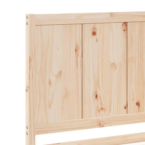 Ekstra lang sengeramme uden madras 140x220 cm massivt træ