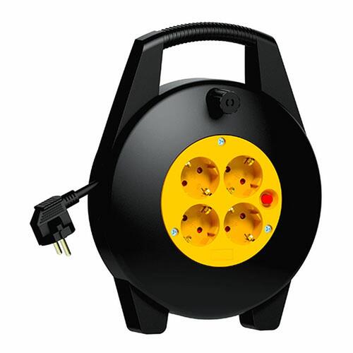 Kabeltromler TM Electron 3 x 1,5 mm 10 m 4 Stik