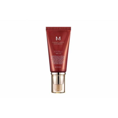 Fugtighedscreme med Farve Missha M Perfect Cover Nº 23 Natural Beige Spf 42 20 ml