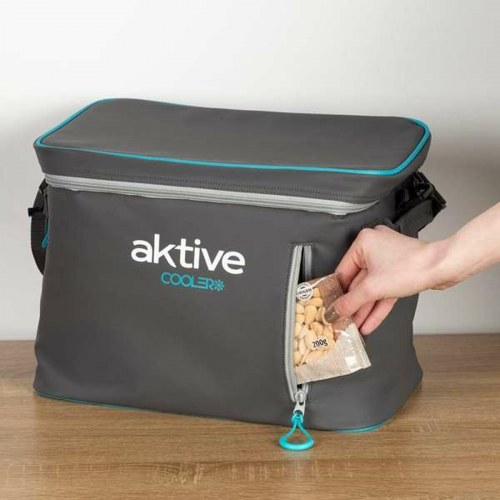 Aktive transportabel køletaske 18 L - 34 × 21 × 26 cm (sort)