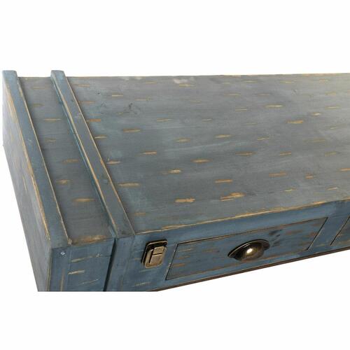 Console DKD Home Decor Blå Metal Birk 101 x 42 x 82 cm
