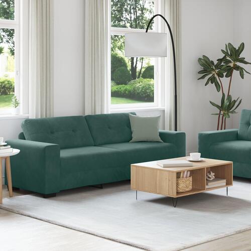 Sæt af 2 Taupe Stof Medium Justerbare Armlæn Sofa