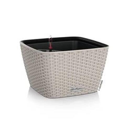 LECHUZA plantekrukke BACINO Cottage ALL-IN-ONE 30x30 cm sandfarvet