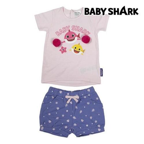 Sæt med tøj Baby Shark Pink 24 måneder