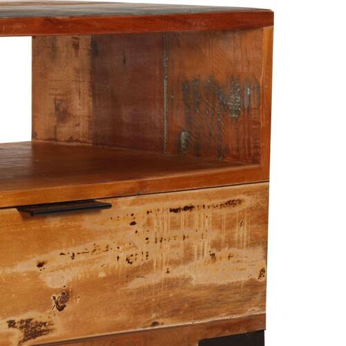 Tv-skab 118x35x45 cm massivt genbrugstræ