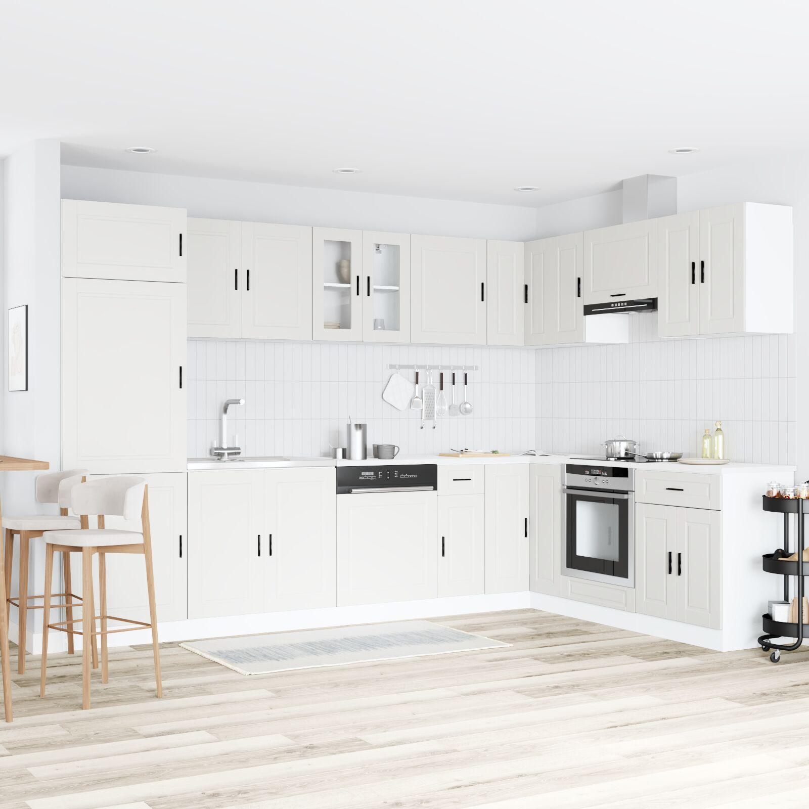 Vaskeskabsbase med dÃ¸r Porto 2 stk Hvid 80 x 46 x 84.5 cm