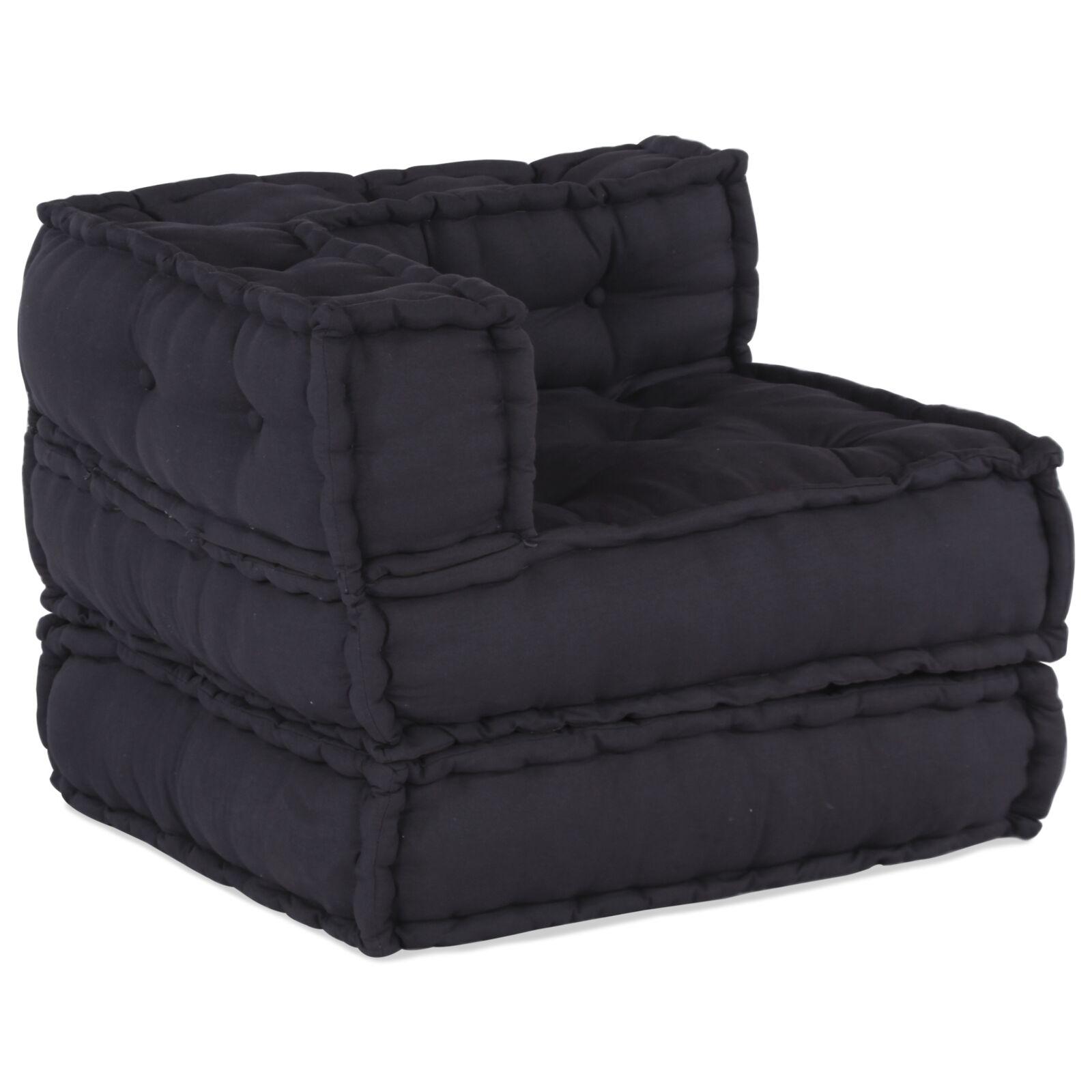 Modulsofa 2 stk Antracit 70 x 70 x 56 cm Stof
