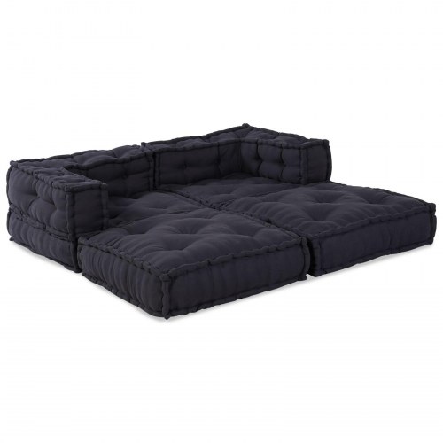 Modulære Pudser 2 stk Antracitgrå Stof