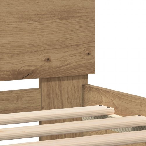 Sengramme med LED-lys Artisan Eg 100x200 cm
