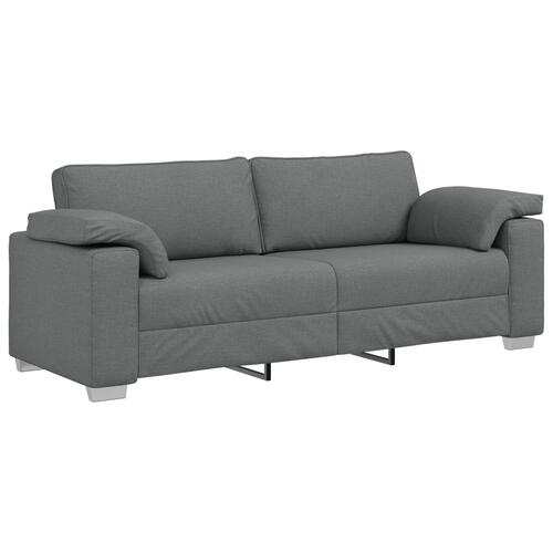 2-Personers Sofa Sæt med Puder - Mørkegrå Stof