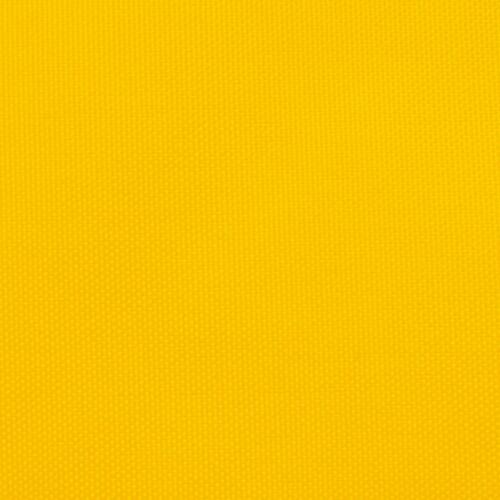 Solsejl 5x8 m rektangulær oxfordstof gul