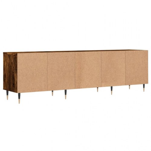 Tv-bord i konstrueret træ - 150×30×44,5 cm, røget egetræsfarve