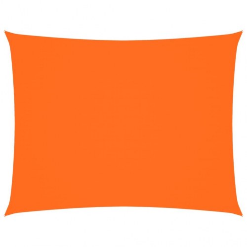 Solsejl 2,5 × 3,5 m rektangulært i oxfordstof - orange