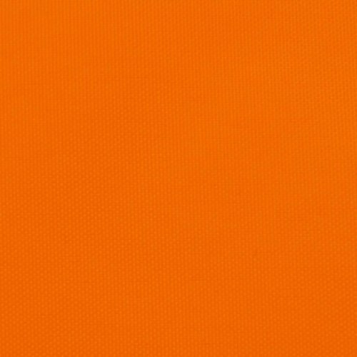 Solsejl 3,5 × 5 m - rektangulær, orange, oxfordstof