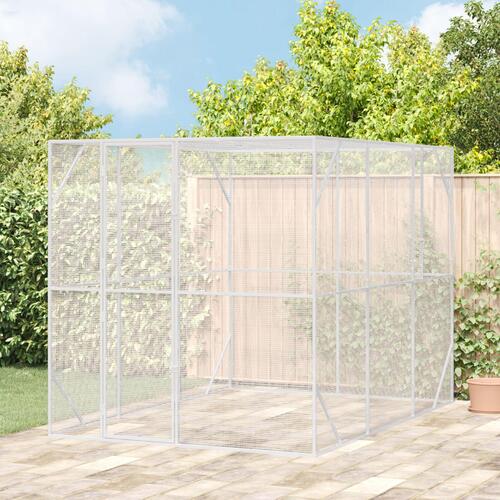 Fuglebur Antracit 302x206x214 cm Stål