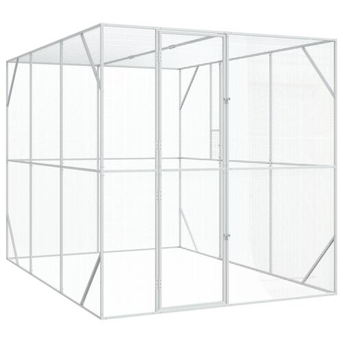 Fuglebur Antracit 302x206x214 cm Stål
